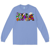 Colony Blue Halloween CNA Certified Nursing Assistant Long Sleeve Tee - NancyCooperArtShop