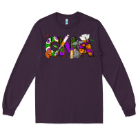 Plum Halloween CNA Certified Nursing Assistant Long Sleeve Tee - NancyCooperArtShop
