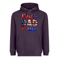 Plum Best Dad Ever 4th of July Heavyweight Hoodie - LillyAllenDesigns