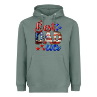 Sage Best Dad Ever 4th of July Heavyweight Hoodie - LillyAllenDesigns