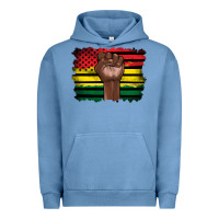 Pigment Pebble Blue june juneteenth Urban Hoodie - Artiststas