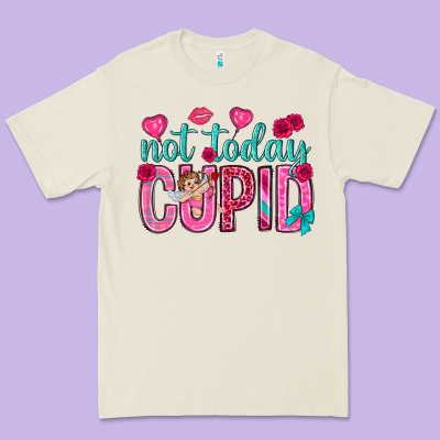 Not Today Cupid Premium Tee Designed By Nancycooperartshop
