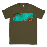 Army Green tooled leather turquoise glitter 11oz mug Classic Tee - Jasminsmagicworld
