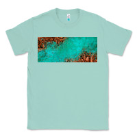 Seafoam tooled leather turquoise glitter 11oz mug Classic Tee - Jasminsmagicworld