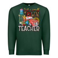 Sports Green Just a Small Town Teacher Premium Sweatshirt - CowhideDigitalArt