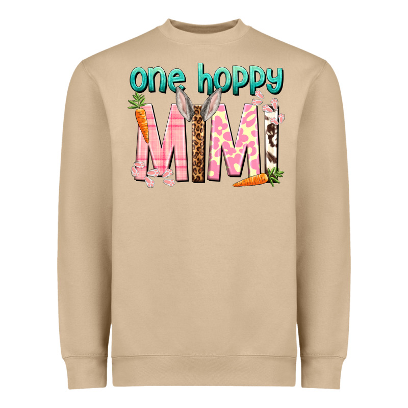One Hoppy Mimi Easter Day Heavyweight Sweatshirt by HowdyJamesFarm | Teevron