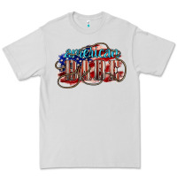 Dove Grey American babe Premium Tee - NancyCooperArtShop