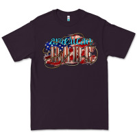 Plum American babe Premium Tee - NancyCooperArtShop