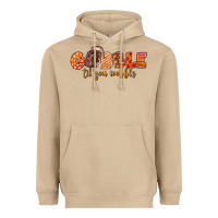 Mushroom Fall Gobble Gobble Til You Wobble Heavyweight Hoodie - LillyAllenDesigns