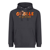 Smoke Fall Gobble Gobble Til You Wobble Heavyweight Hoodie - LillyAllenDesigns
