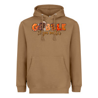 Toasted Coconut Fall Gobble Gobble Til You Wobble Heavyweight Hoodie - LillyAllenDesigns