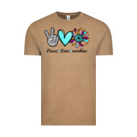 Vintage Coffee Peace Love Sunshine Vintage Tee - Bettercallsaul