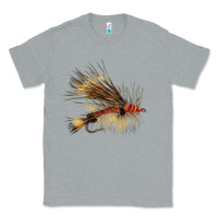 Heather Grey Fish Fly Classic Tee - LillyAllenDesigns