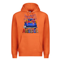 Carrot Western Fourth Of July America Truck Premium Hoodie - FaDigitalArtStudio