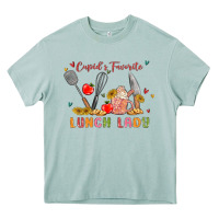 Arona cupids favorite lunch lady Heavy Core Tee - MaliasSmallBusiness
