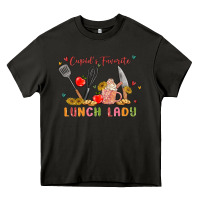 Asphalt cupids favorite lunch lady Heavy Core Tee - MaliasSmallBusiness