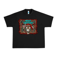 Black merry christmas bull skull Urban Heavy Tee - RanaPortraitStore