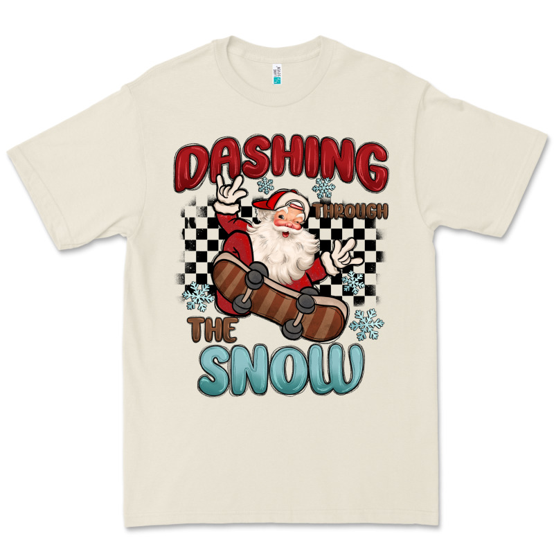 Dashing Through The Snow Premium Tee by MaliasSmallBusiness | Teevron
