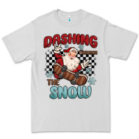 Dove Grey dashing through the snow Premium Tee - MaliasSmallBusiness