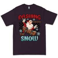Plum dashing through the snow Premium Tee - MaliasSmallBusiness