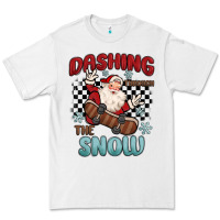 White dashing through the snow Premium Tee - MaliasSmallBusiness