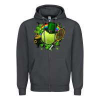 Smoke St. Patrick's Day Tennis Zipper Hoodie - FaDigitalArtStudio
