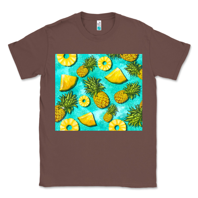 Blue Pineapple Classic Tee by BarkalooDesign | Teevron