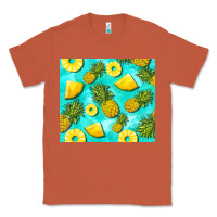 Copper blue pineapple Classic Tee - BarkalooDesign