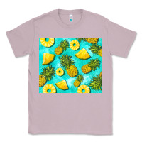Lilac blue pineapple Classic Tee - BarkalooDesign