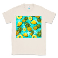 Natural blue pineapple Classic Tee - BarkalooDesign