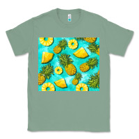 Sage blue pineapple Classic Tee - BarkalooDesign