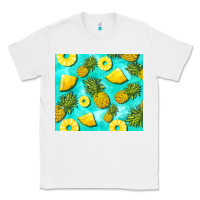 White blue pineapple Classic Tee - BarkalooDesign