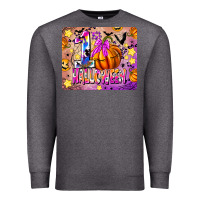 Charcoal Heather 1st Halloween Premium Sweatshirt - CowhideDigitalArt