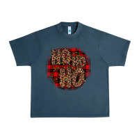 Midnight Navy ho ho ho wood slice ornament Urban Heavy Tee - JahusDesignShop