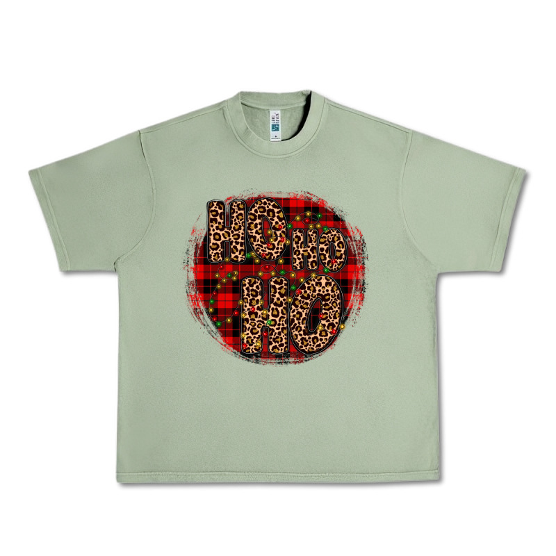 Ho Ho Ho Wood Slice Ornament Urban Heavy Tee by JahusDesignShop | Teevron