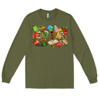 Army Green christmas head start Long Sleeve Tee - texasbilliewilder