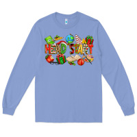 Colony Blue christmas head start Long Sleeve Tee - texasbilliewilder