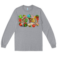 Heather Grey christmas head start Long Sleeve Tee - texasbilliewilder