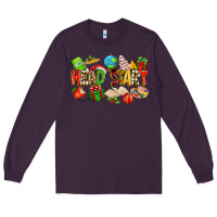 Plum christmas head start Long Sleeve Tee - texasbilliewilder