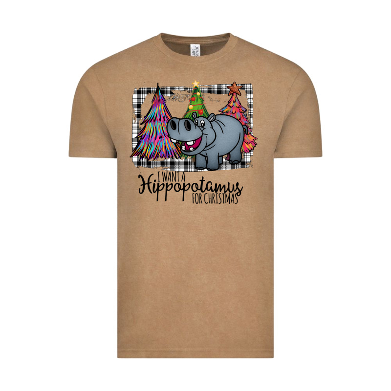 I Want Hippopotamus For Christmas Vintage Tee by Bettercallsaul | Teevron