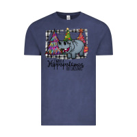Vintage Denim I Want Hippopotamus For Christmas Vintage Tee - Bettercallsaul