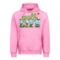 Fuchsia Pink golf life Urban Hoodie - Artiststas