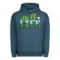Pigment Midnight Navy golf life Urban Hoodie - Artiststas