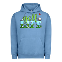 Pigment Pebble Blue golf life Urban Hoodie - Artiststas