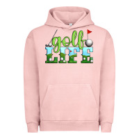 Pigment Salmon golf life Urban Hoodie - Artiststas