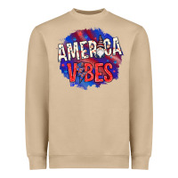 Mushroom America vibes with gnome Heavyweight Sweatshirt - HowdyJamesFarm