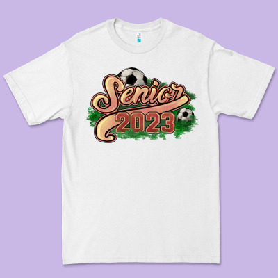 Senior 2023 Soccer Premium Tee Designed By Nancycooperartshop