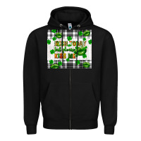 Black Irish today but please kiss me st. patricks day Zipper Hoodie - FaDigitalArtStudio