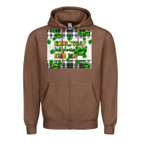 Chestnut Irish today but please kiss me st. patricks day Zipper Hoodie - FaDigitalArtStudio