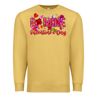 Antique Gold Be Mine Valentines Day Premium Sweatshirt - CowhideDigitalArt